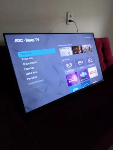 TV 43* SMART - FULL HD - SISTEMA ROKU - COMPLETAMENTE PERFEITA.