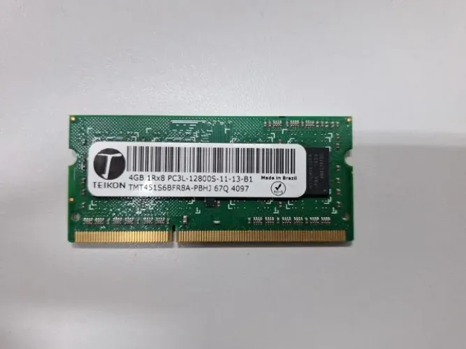 Memória RAM Teikon 4GB DDR3L 1600MHz Notebook (SO-DIMM)