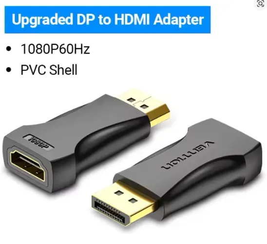 Adaptador HDMI Para Displayport Fullhd 1080p 60mhz