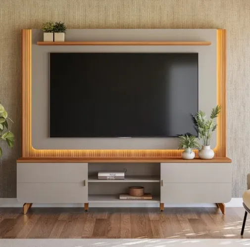 Home Valdore 218 cm para TV até 75 polegadas