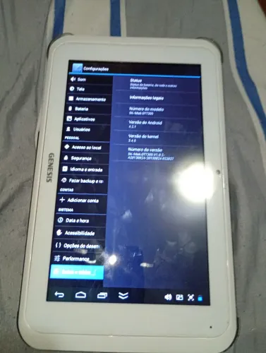 Tablet Gênesis GT7305 7" Android 4.2 Wi-Fi - Funcionando