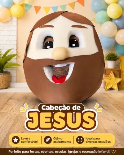 CABEÇÃO DE JESUS PARA FESTAS E EVENTOS