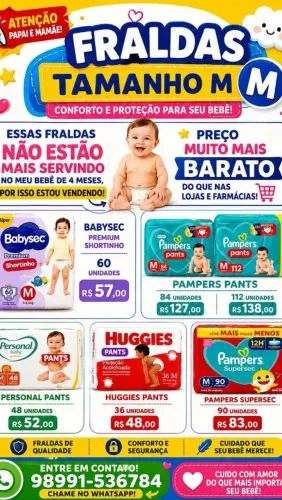 Fraudas novas vendo com preços variados