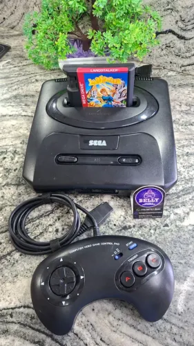 MEGA DRIVE 3 TEC TOY + CONTROLE + JOGO