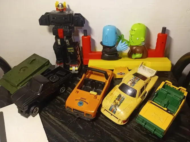 Lote brinquedos antigos para restauro