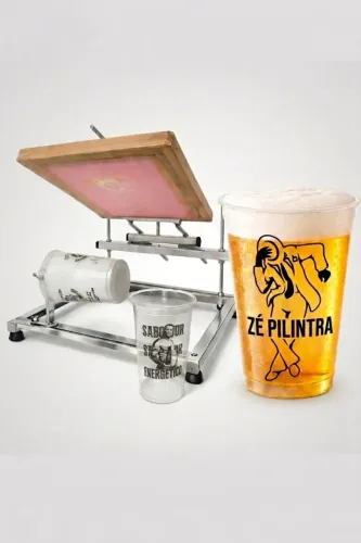 MAQUINA DE ESTAMPAR COPOS DESCARTÁVEIS PARA TODOS EVENTOS, ADEGA,AÇAITERI,,SORVETERIA ...