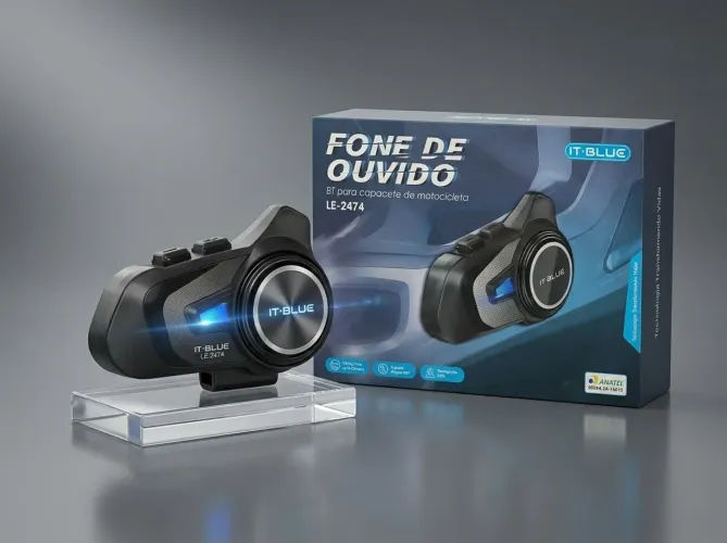 Fone de ouvido para capacete de motocicletas