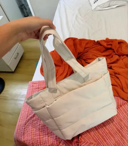 Bolsa Tote Feminina Almofada de Ombro Estilo e Elegância para trabalho, Viagem e passeio