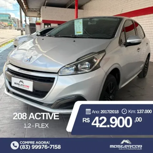Peugeot 208 Active 1.2 Flex 12V 5P Mec. 2018