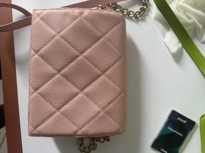 Bolsa de ombro rosa claro