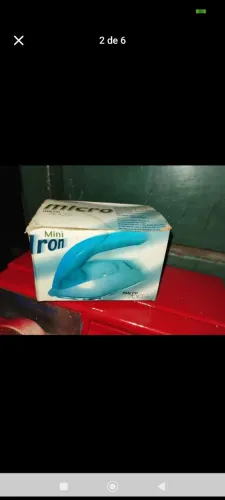 Mini ferro elétrico antigo importado dos USA.