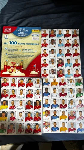 Coleção figurinhas copa