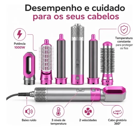 Escova Secadora e Modeladora