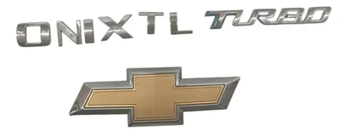 Emblema Traseiro Chevrolet Onix 1.0 Turbo 2019 2020