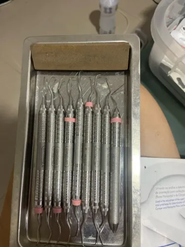 8 curetas hufriedy e 1 sonda perio