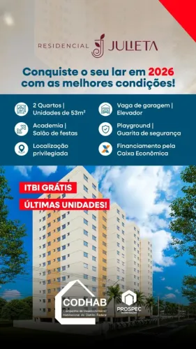 2 QUARTOS COM 53 METROS.