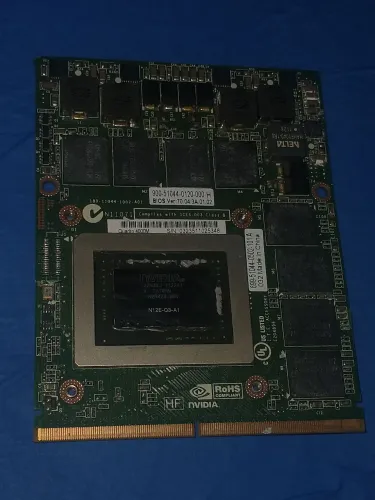 Placa de Vídeo NVIDIA Quadro 4000M 2GB GDDR5 para Notebook
