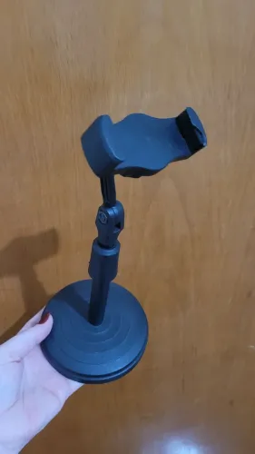 Suporte tripé de mesa mini pedestal para celular