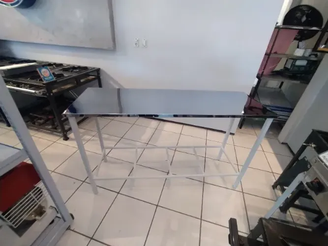 Mesa Inox 1,50x54 Entrega Grátis