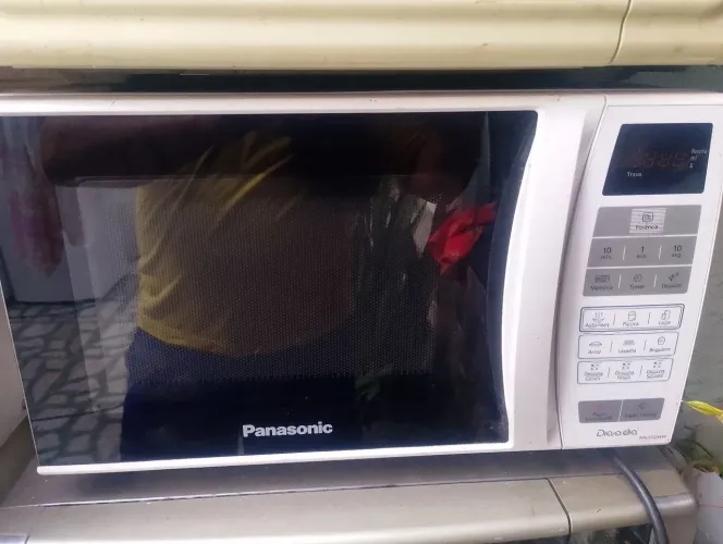 Microondas Panasonic com prato garantia de 90 dias 