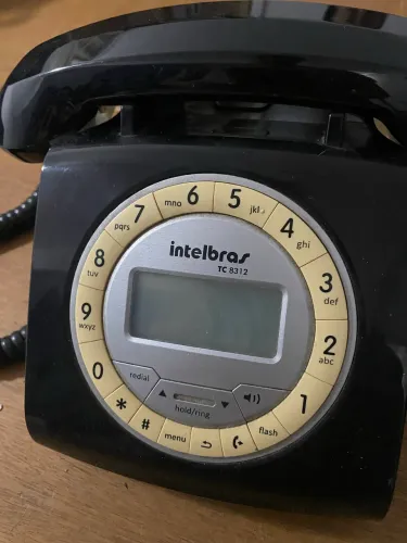 Telefone digital retrô Intelbras