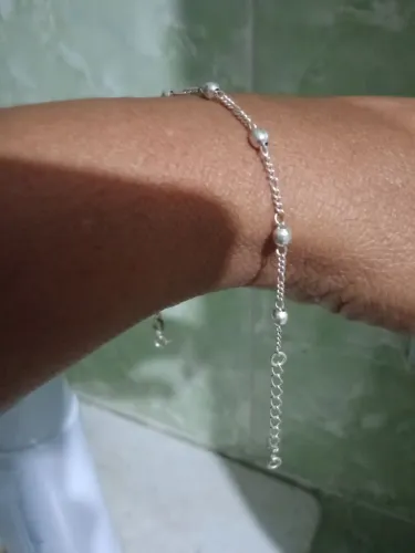 Vende pulseira prata 925