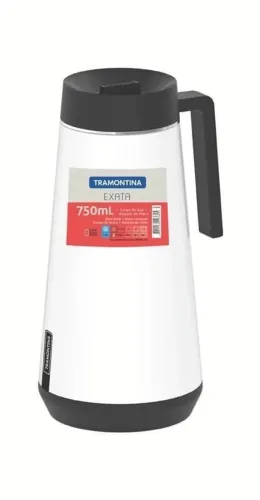 Tramontina Bule Térmico em Aço Inox Branco Sem Infusor 750 ml
