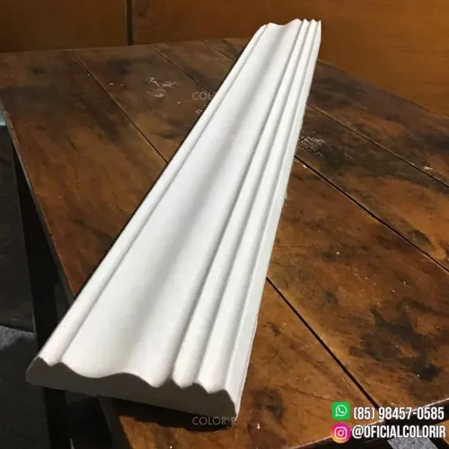 Moldura de gesso clássica 80x08