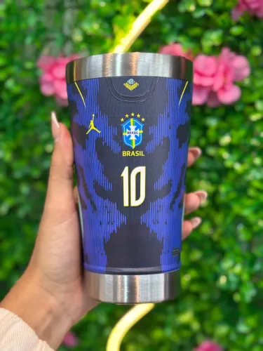 Copo Térmico do Brasil 473ml - times
