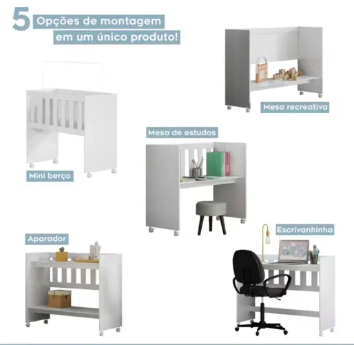 Mini berço novo, nunca usado