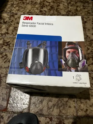 Kit Máscara Respirador Facial NOVA 3M 6800 - Tamanho M -Lacrada na Caixa com Filtros