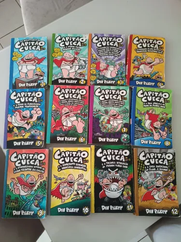 Livro capitão cueca - coleção
