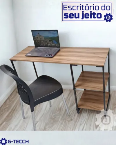 Mesa para Computador 1,1 m NOVA Reforçada Multiuso Notebook Estudo Escritório Escrivaninha