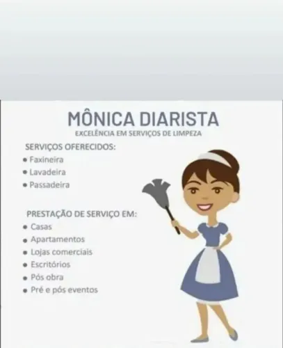 Diarista/Passadeira-serviços domésticos 