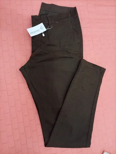 CALÇA MASCULINA ALFAIATARIA MARROM ESPORTE FINO