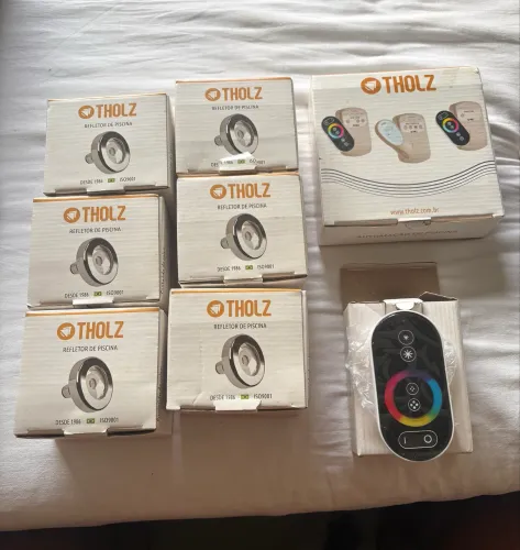 Vendo 6 leds tholz + fonte de automação. 