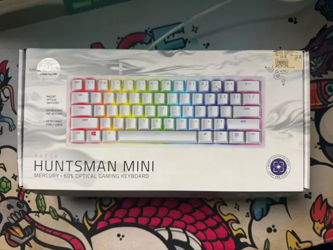 Teclado Gamer Huntsman Mini Mercury White