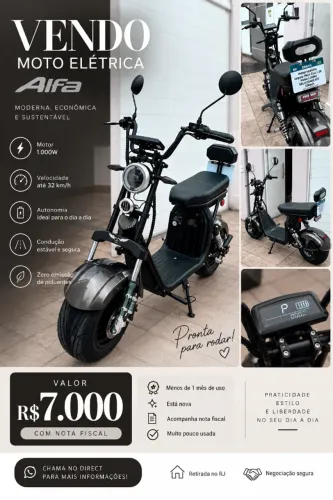 Moto Elétrica Nova