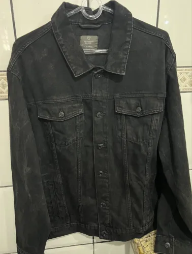Jaqueta jeans preta