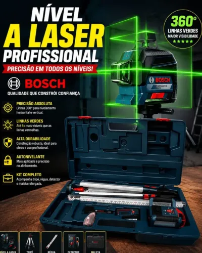 Nível laser bosch profissonal