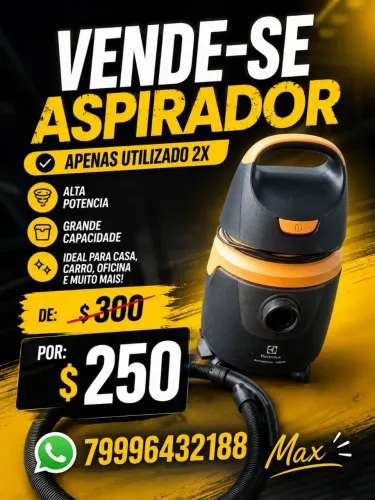 Aspirador de água e pó