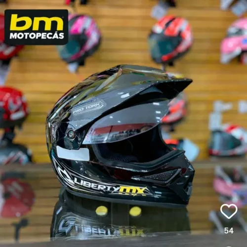 Capacete MX! Novo na Caixa tamanho 58!