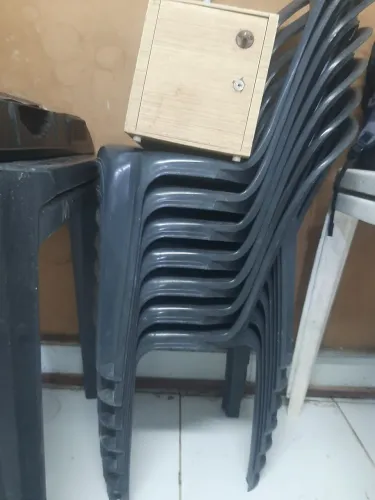 Mesa de plástico preta