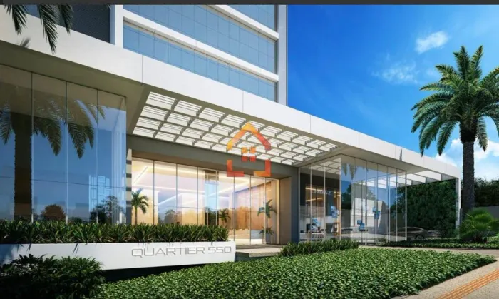 Sala para locação no Edifício Quartier, 119 m² por R$ 11.115,00/mês - Palhano 1 - Londrina