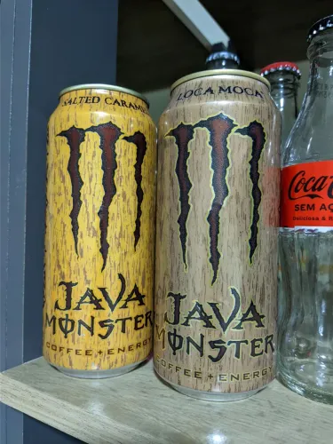 Latas Java Monster Salted Caramel + Loca Moca