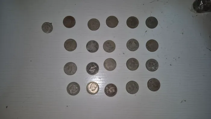 21 Moedas Antigas de 100 Réis - Lote para Colecionador