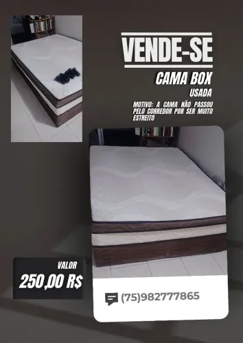 Cama Box Casal Conjugada