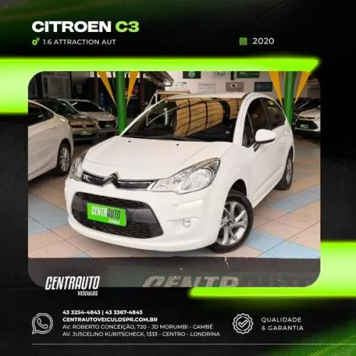 Citroen C3 Attraction 1.6 Flex 16V 5P Aut. 2020