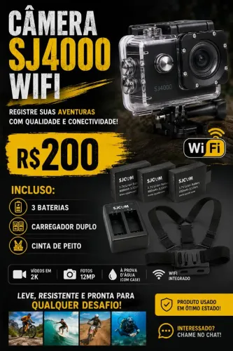 Câmera de ação SJ4000