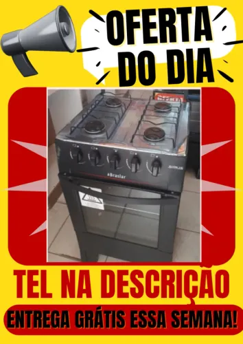 Fogão Novo Braslar Entrega Grátis em Salvador -Paga ao Receber- Tel na descrição